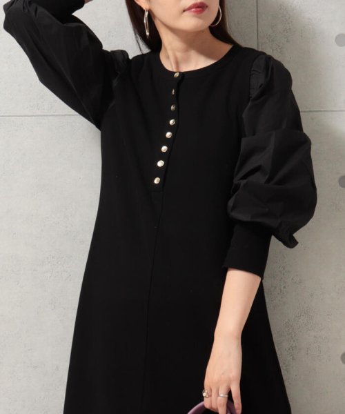 セール 40 Off ドッキング長袖ワンピース フレディエミュ Fredy Emue D Fashion
