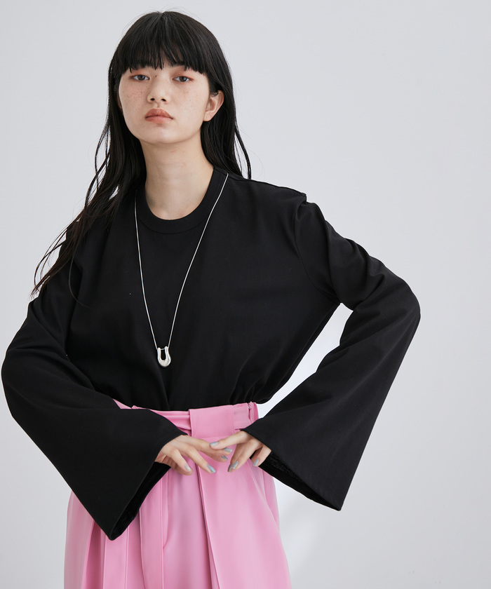 セール 60%OFF】ラッパスリーブロンT(504476156) | アダム エ