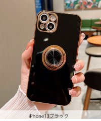 shoppinggo/ショッピングゴー shoppinggo iPhone13・iPhone13Pro スマホケース スマホリング 付きカバー 耐衝撃 アイホンカバー ストラップホー/504482751