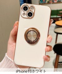 shoppinggo/ショッピングゴー shoppinggo iPhone13・iPhone13Pro スマホケース スマホリング 付きカバー 耐衝撃 アイホンカバー ストラップホー/504482751