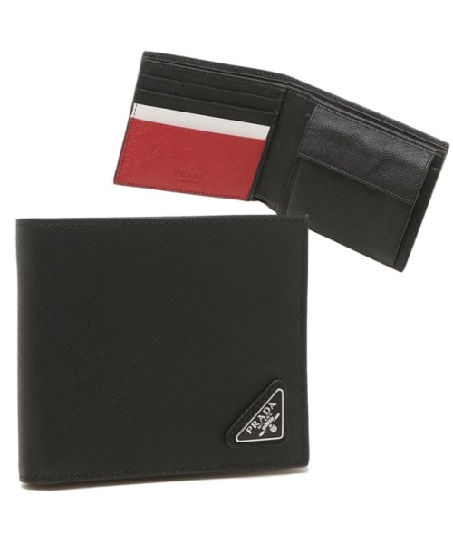 Prada 二つ折り財布 メンズ
