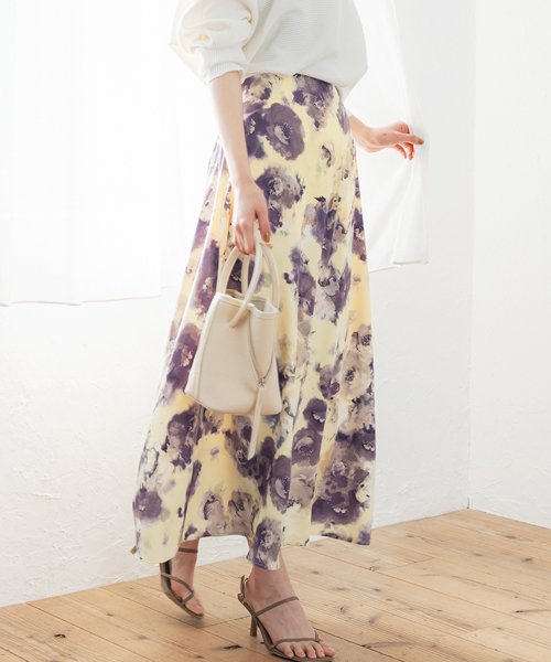 セール 15 Off 花柄ロングスカート コカ Coca D Fashion