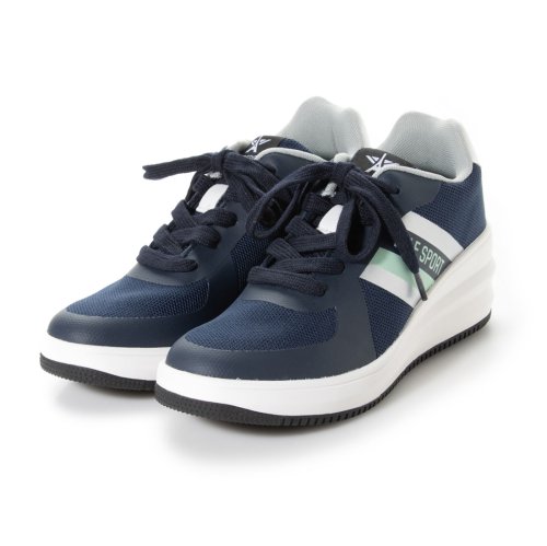 セール エル スポーツ Ellesport かわいい 軽量レースアップ ヒールスニーカー Esp バッサノ Bassano D Fashion