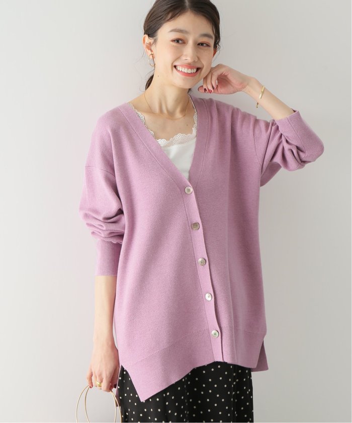 ゆきみページ 16GミラノリブVネックカーディガン◇