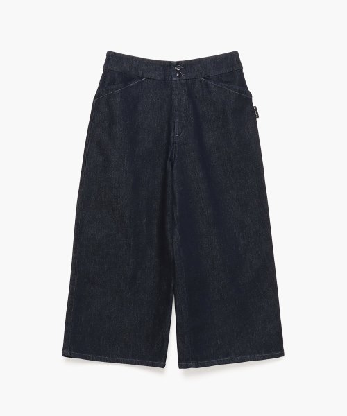 KA17 PANTALON デニムワークワイドパンツ