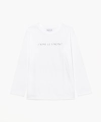 agnes b. FEMME/S345 TS ロングスリーブ メッセージTシャツ/504476167