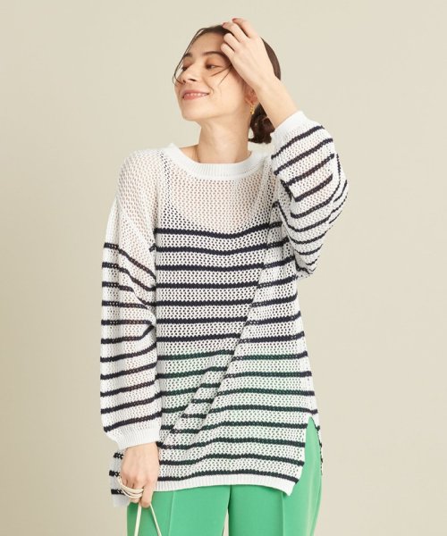 【WEB限定】by メッシュニットプルオーバー/インナー付き ∴