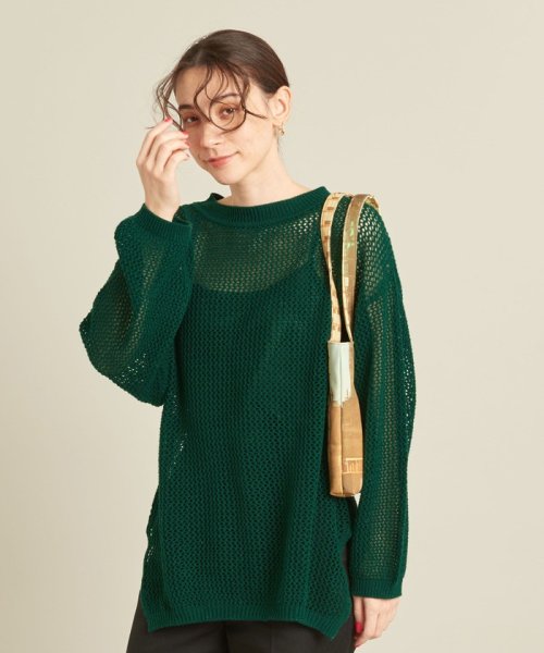 【WEB限定】by メッシュニットプルオーバー/インナー付き ∴