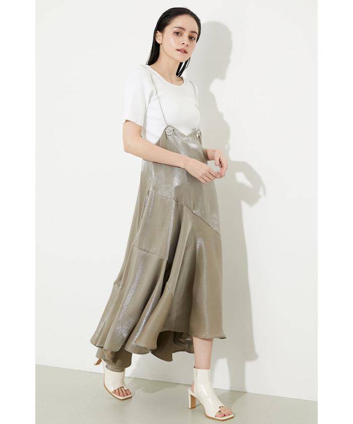 セール 50%OFF】チェーンサスペンダーグロスフレアSK（2