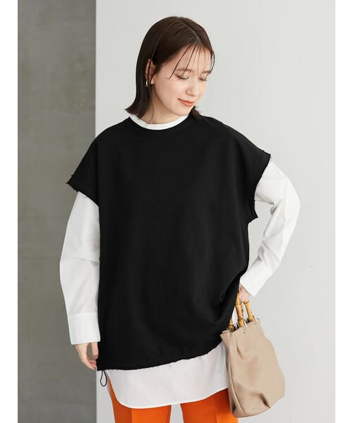 セール 55 Off Set2点 ミニ裏毛 シャツチュニック グリーンパークス Green Parks D Fashion