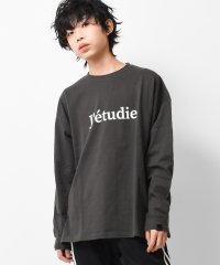 RAT EFFECT/jetudieプリント袖リブロングTシャツ/504494093