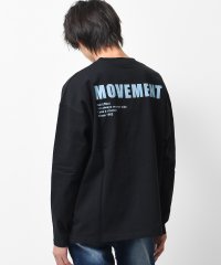 RAT EFFECT/MOVEMENTバックプリントロングTシャツ/504494095