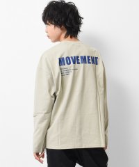 RAT EFFECT/MOVEMENTバックプリントロングTシャツ/504494095