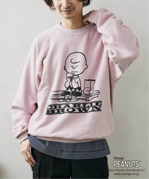 【PEANUTS×SPORTS WEAR】別注 オーバーサイズ プリントスウェット