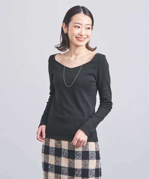 <UNITED ARROWS>C ベースネック カットソー B