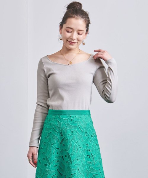 <UNITED ARROWS>C ベースネック カットソー B