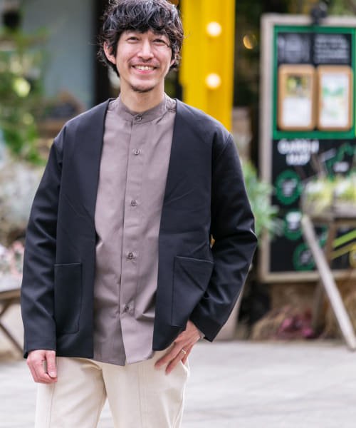 セール ストレッチノーカラー ジャケットカーディガン アイテムズアーバンリサーチ メンズ Items Urbanresearch D Fashion セール ストレッチノーカラー ジャケットカーディガン アイテムズアーバンリサーチ メンズ Items Urbanresearch D Fashion