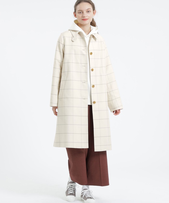 クーポン】【セール60%OFF】ダブルクロスステンカラーコート(504445778