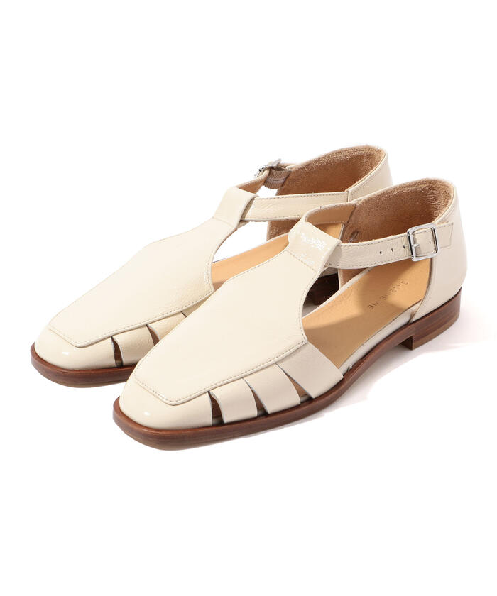 【新品】GALERIE VIE　ホワイト ストラップサンダル　36サイズ 新品】GALERIE VIE ホワイト ストラップサンダル 36サイズ