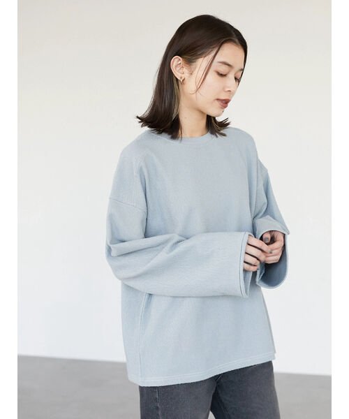 セール 表面感配色カットプルオーバー グリーンパークス Green Parks D Fashion