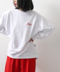 ZIP FIVE/ワンポイント刺繍ユニセックスビッグシルエットトレーナー/504504507