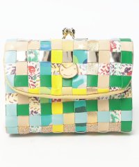 tsumori chisato CARRY/エポネコメッシュ　がま口ウォレット/504472100