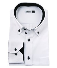 FLiC/ワイシャツ メンズ ビジネスシャツ Yシャツ yシャツ カッターシャツ ドレスシャツ シャツ フォーマル ビジネス ノーマル スリム スマート 大きいサイズ 形/504505964