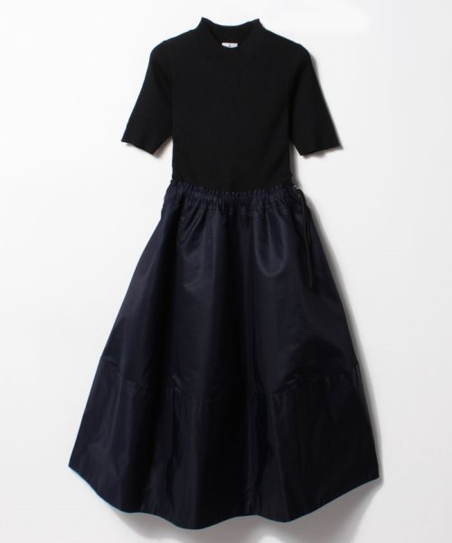 Knit Combination Dress