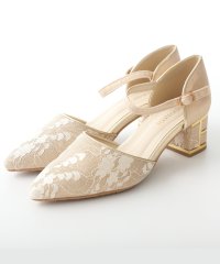 PourVous/プールヴー PourVous レースストラップパンプス/504491956