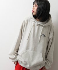 ZIP FIVE/ワンポイント刺繍ユニセックスビッグシルエットパーカー/504507455