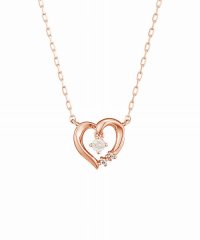 4℃/ヨンドシー 4℃ 【6月誕生石】K10ピンクゴールド ネックレス/504509028