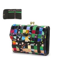 tsumori chisato CARRY/ツモリチサト 三つ折り財布 tsumori chisato CARRY エポネコメッシュ 財布 ミニ財布 がま口財布 本革 小銭入れあり 日本製 57641/504509138