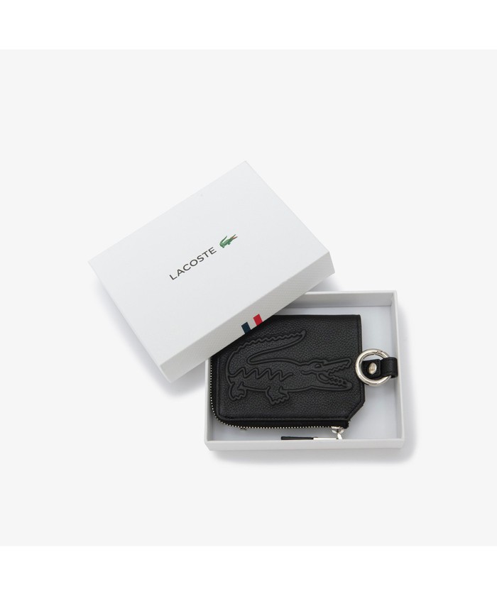 クーポン】【セール 30%OFF】ラコステ LACOSTE レザーカード