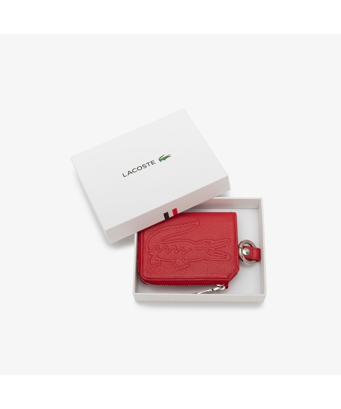 LACOSTE カードケース クーポン】ラコステ LACOSTE ラコステ カードケース 本革