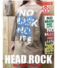 HEAD ROCK/コットン100％ 7分袖オーバーサイズＴシャツ/504508012