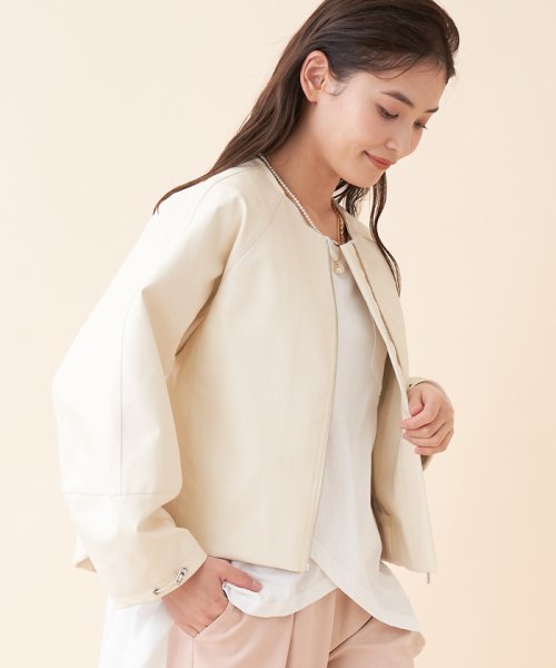 【BRAHMIN】フェイクレザージャケット