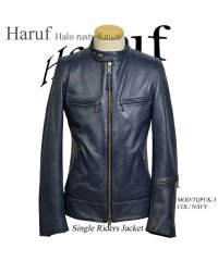 Haruf/ハルフ Haruf レザージャケット ライダースジャケット 革ジャン メンズ 本革 シングルライダース バイクジャケット カウレザー TQPUK3/504522522