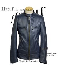 Haruf/レザージャケット ライダースジャケット 革ジャン メンズ 本革 シングルライダース バイクジャケット カウレザー TQPUK3/504522522