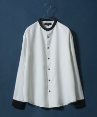 ANPAS/【ANPAS】Oversized Twill Band Collar Shirt/オーバーサイズ ツイル バンドカラーシャツ メンズ 長袖 シャツ/504522766
