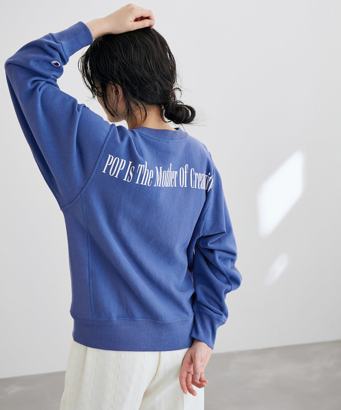 アダムエロペ　ロゴスウェットADAM ET ROPE'RW LOGO SWEAT