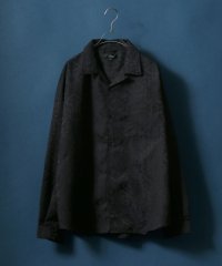ANPAS/【ANPAS】Satin Jacquard Fabric Dolman Sleeve Shirt/サテン ジャガード ドルマンスリーブ シャツ/504522775