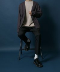 ANPAS/アンパス ANPAS 【ANPAS】セットアップ ポリトロ ストレッチ ノーカラージャケット＆タックワイドテーパードパンツ メンズ 上下 セット セットアップ/504522805