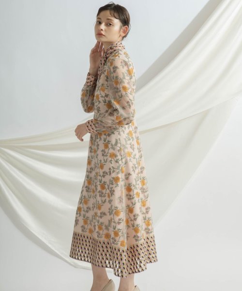 セール10 Off ミックスフラワー刺繍ワンピース グレースコンチネンタル Grace Continental D Fashion