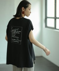 n.f./フレンチスリーブバックプリントＴシャツ/504525213