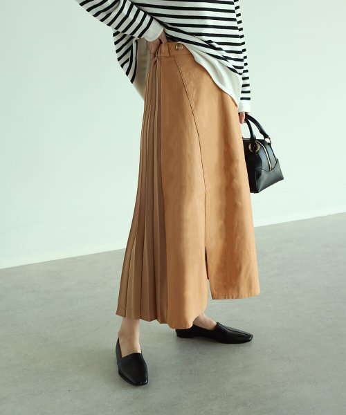 Vin バックプリーツチノスカート