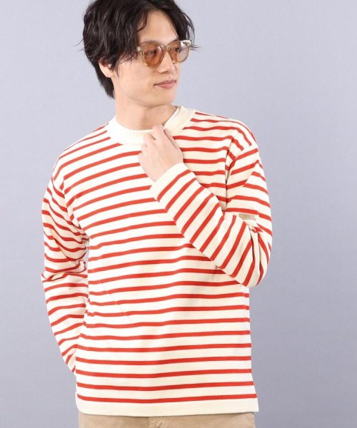 度詰め ボーダー ニット