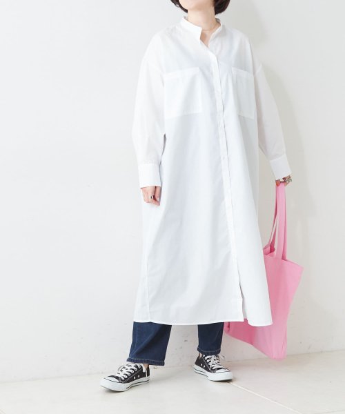 セール エステルコットンシャツワンピース ナイスクラップ アウトレット Nice Claup Outlet D Fashion