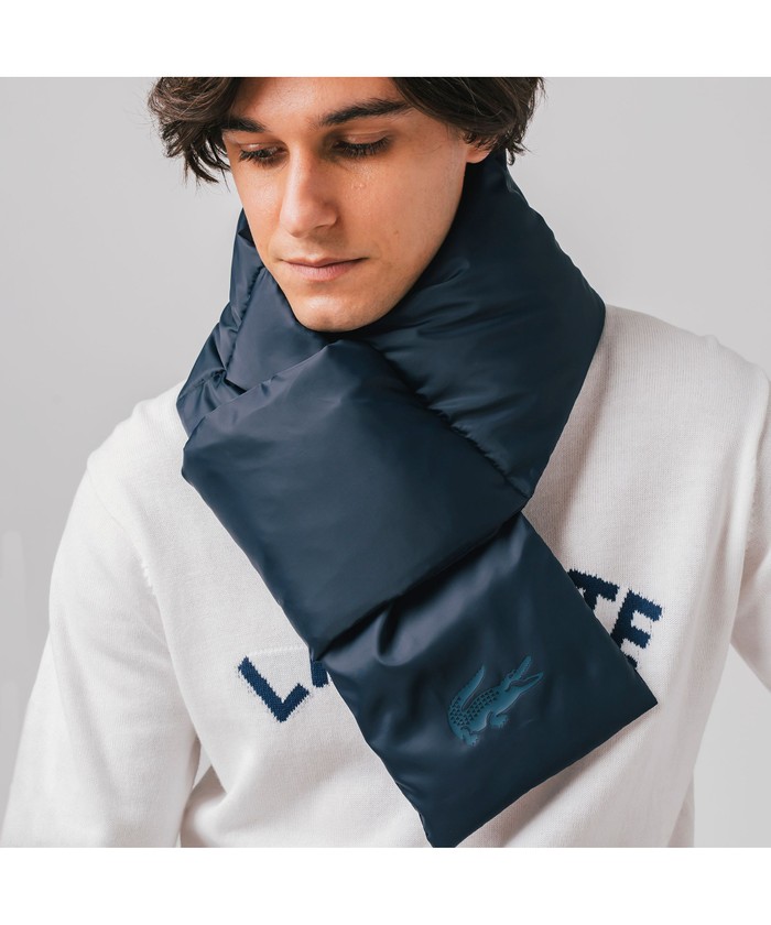 【新品】ラコステ インサレーション入りキルティングマフラー ラコステ LACOSTE インサレーション入りキルティングマフラー