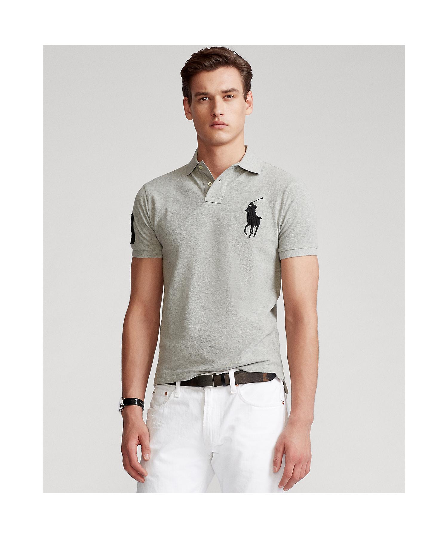 カスタム スリムフィット メッシュ ポロシャツ(504479653) | POLO