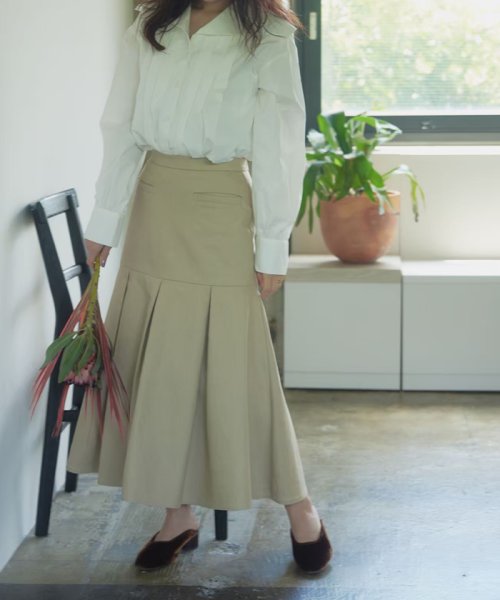 セール ツイルマーメイドラインスカート シェリーモナ Cherie Mona D Fashion